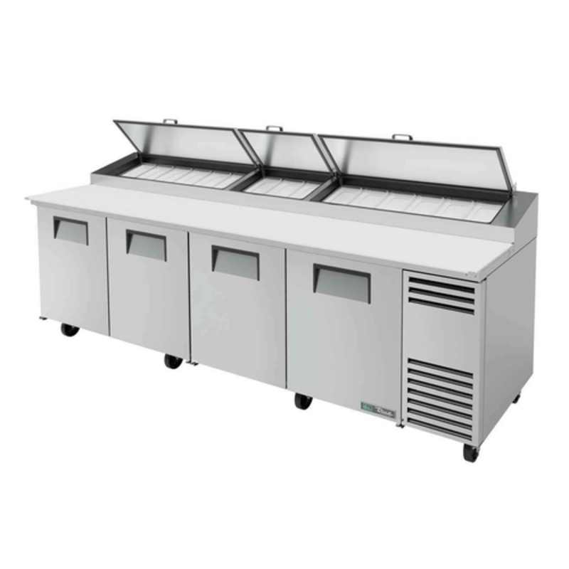 True TPP-AT-119-HC 119-Inch Refrigerated Pizza Prep Table workstation