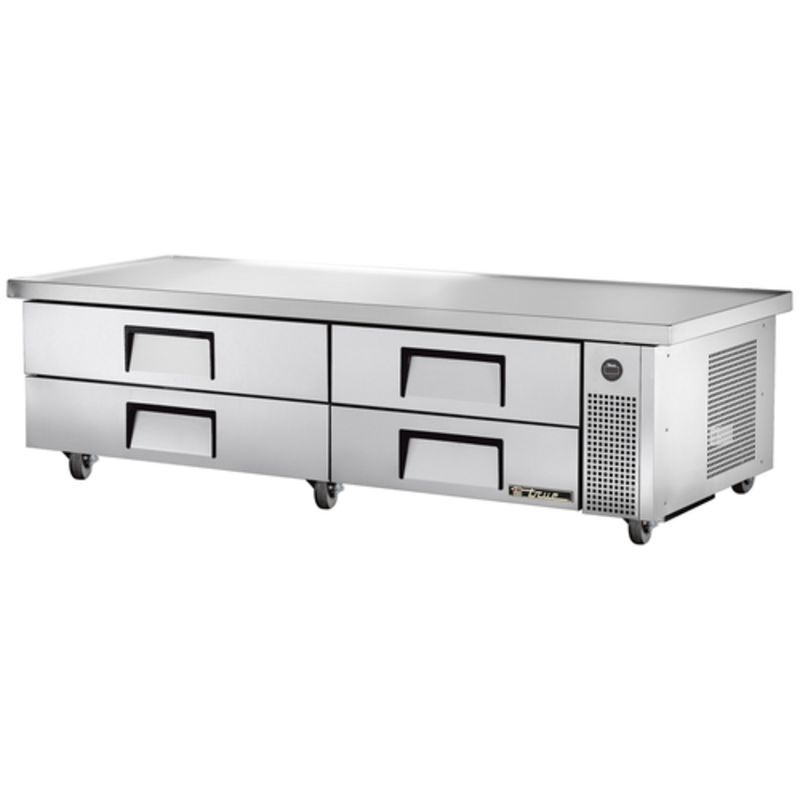 True TRCB-82-86-HC 86-1/4" Four-Drawer Commercial Refrigerated Chef Base