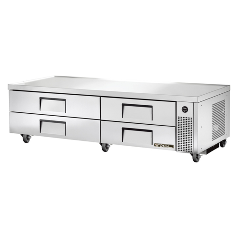True TRCB-82-HC 82-3/8" 4-Drawer Commercial Refrigerated Chef Base