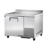 True TWT-44-HC 44.5-Inch Deep Commercial Worktop Refrigerator in stainless steel finish.