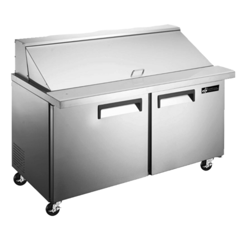 EFI CMDR2-60VCX 60" Commercial Mega Top Sandwich & Salad Prep Table