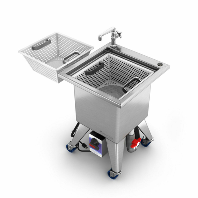 Power Soak SS-M-115-1 Mobile 11-Gallon Silverware Pre-Washing System