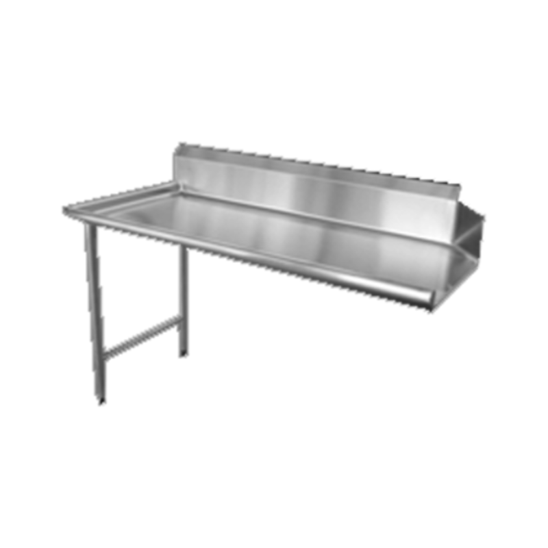 Omcan 28476 48-Inch Straight Left-Side Clean Dishtable