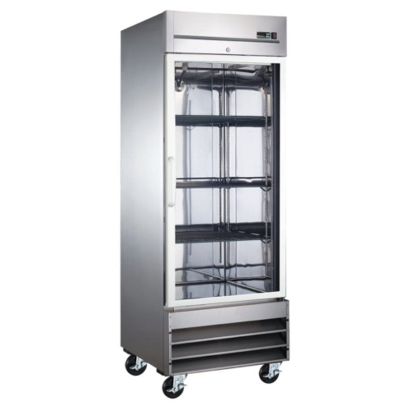 EFI C1-27GDSVCX-L X-Line Left-Hinge Glass Door Refrigerator Merchandiser
