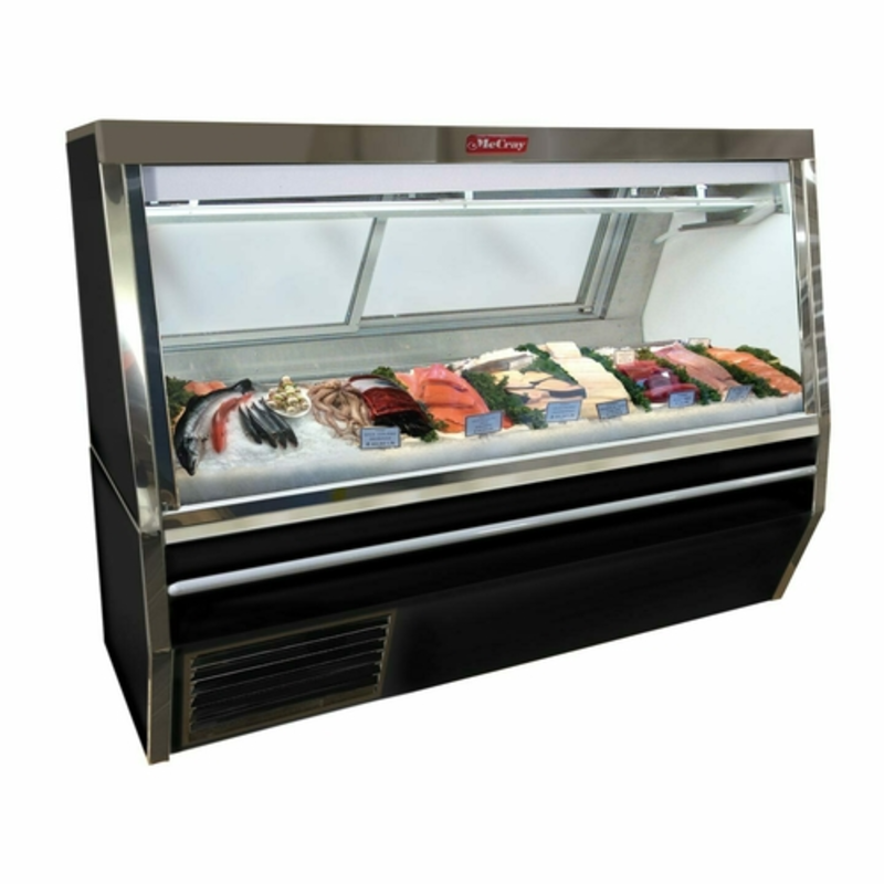 Howard-McCray SC-CFS34N-12-BE-LED 144-Inch Self-Contained Seafood & Poultry Display Refrigerator