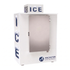 Ancaster Food Equipment L40F-HC outdoor bagged ice merchandiser, ideal for retail beverage and ice sales.