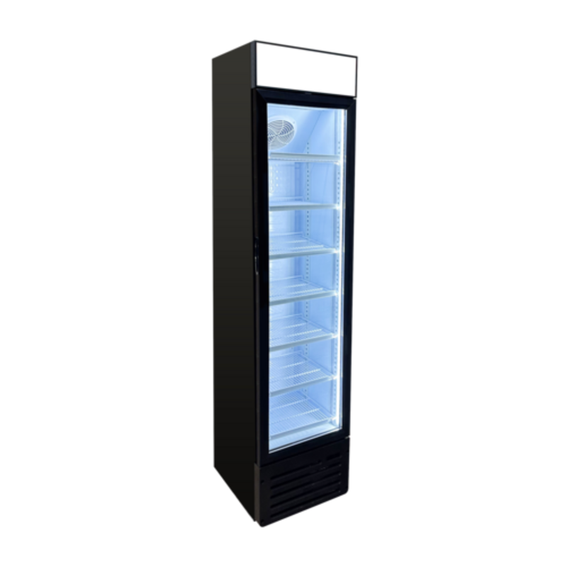 EFI C1-105GD-L 105L Glass Door Merchandising Refrigerator - 14.2" Wide