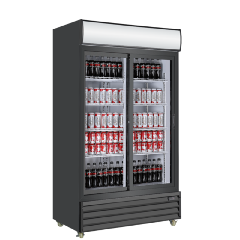 EFI C2S-39GD 39-Inch Two-Section Sliding Glass Door Merchandiser Refrigerator