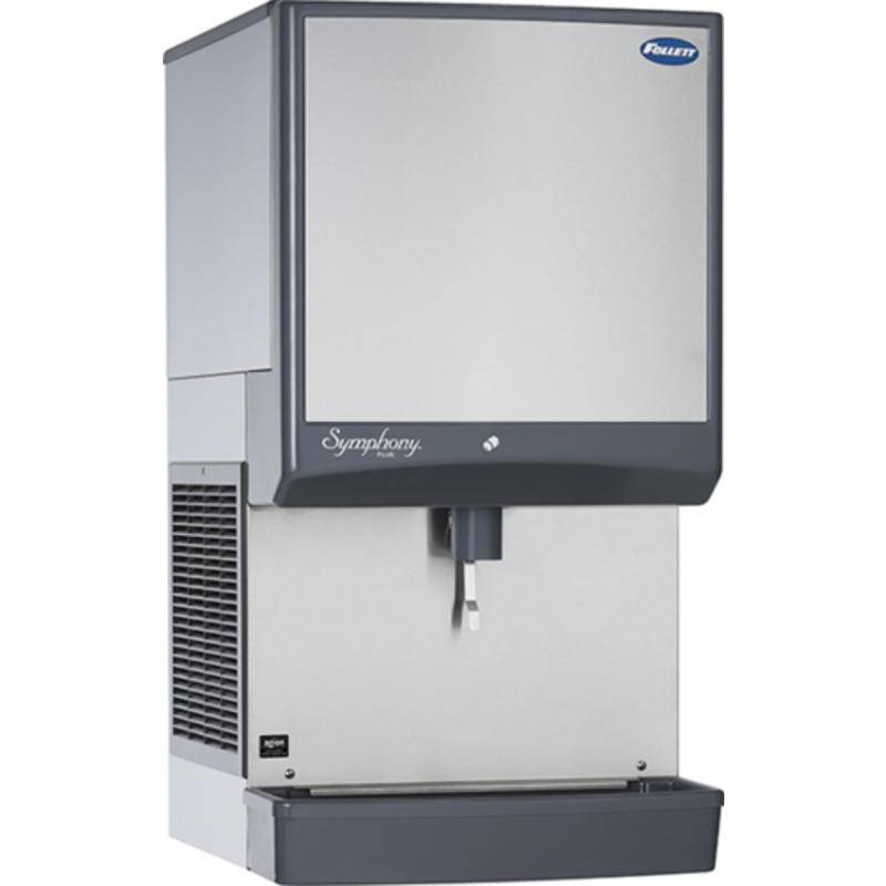 Follett Symphony Plus 25CI414W-LI Water-Cooled Countertop Nugget Ice Dispenser - 425 lb