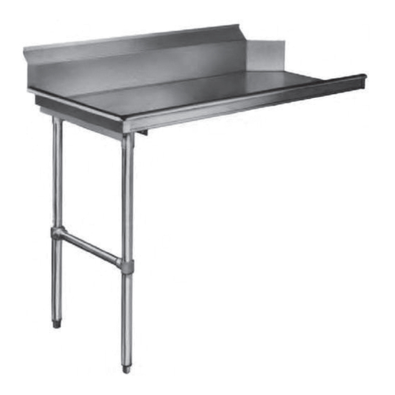 Thorinox TCDT-3036-L 36" x 30" Right-to-Left Straight Clean Dishtable
