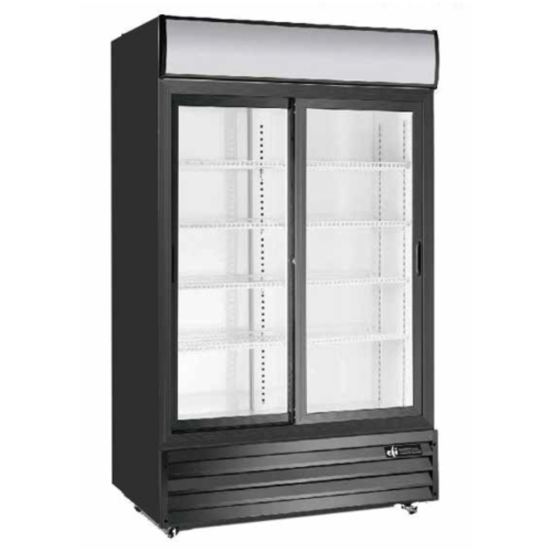 EFI C2S-45GD 44.5-Inch Double Glass Sliding Door Refrigerated Merchandiser, 42 Cu. Ft.