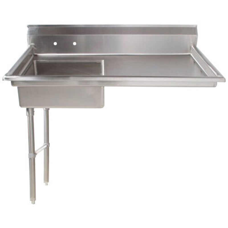 Omcan 40189 50-Inch Left-to-Right Undercounter Soiled Dishtable with Sink